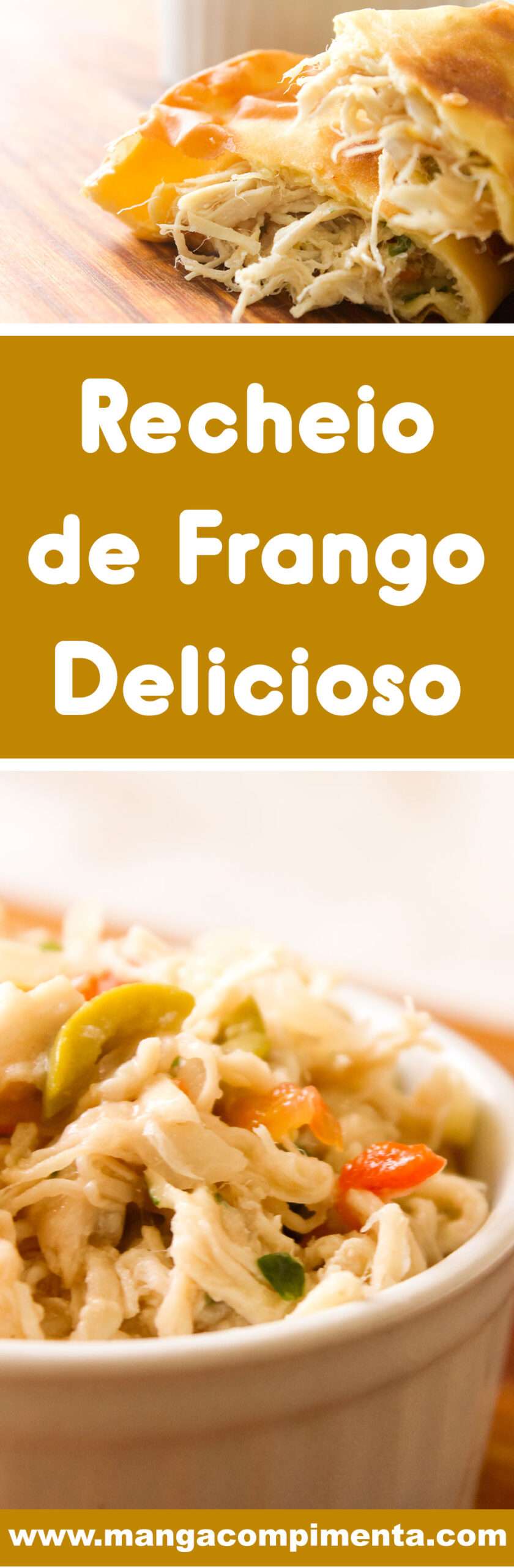 Receita de Recheio de Frango - aprenda passo a passo desse frango delicioso e recheie pastel, pizza e coloque até no molho de macarrão. 