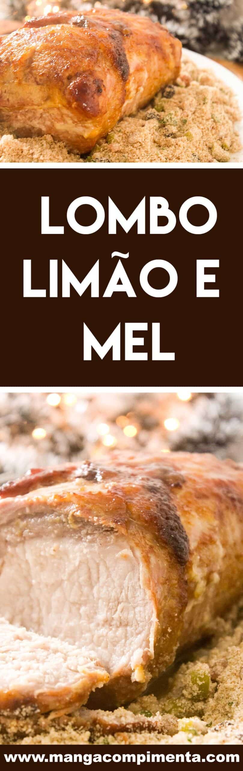 Receita de Lombo Limão e Mel - prepare uma deliciosa carne de porco nas festas de Final de Ano. 