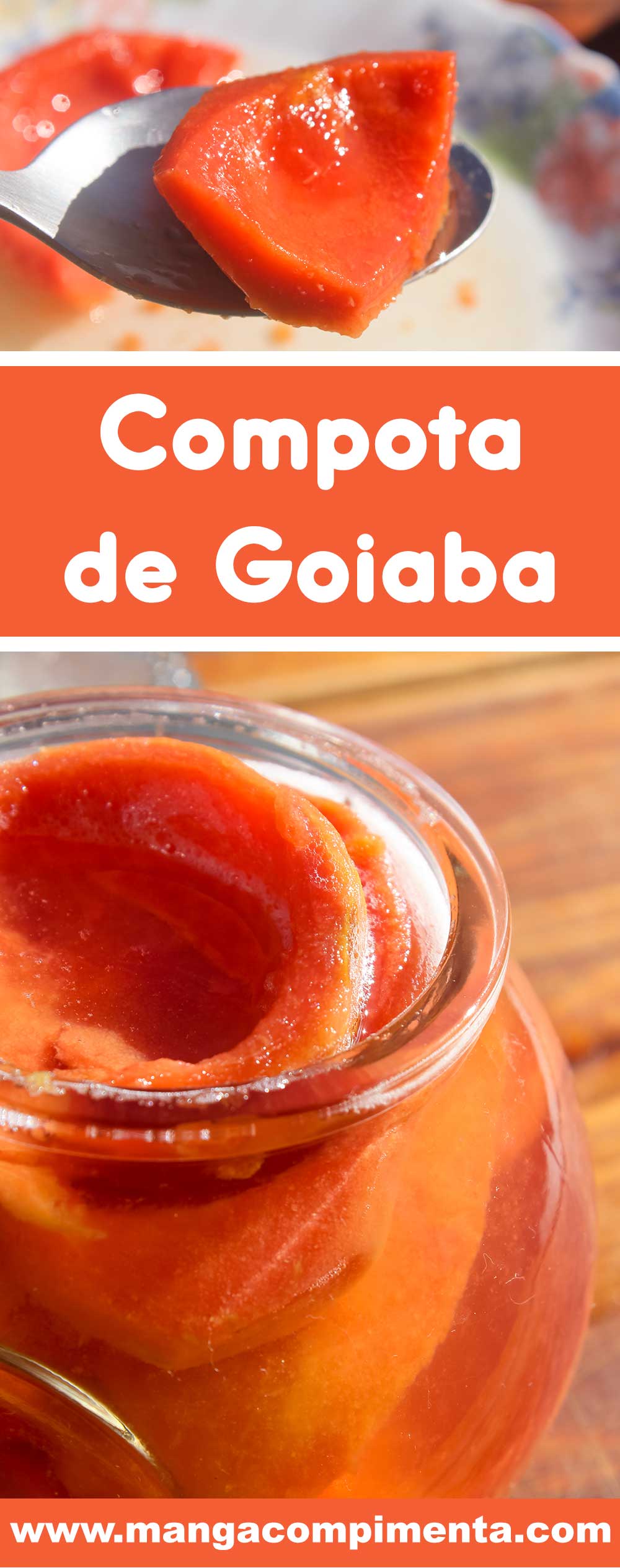 Receita de Compota de Goiaba - conserve a fruta goiaba na calda de açúcar, super fácil de preparar! 