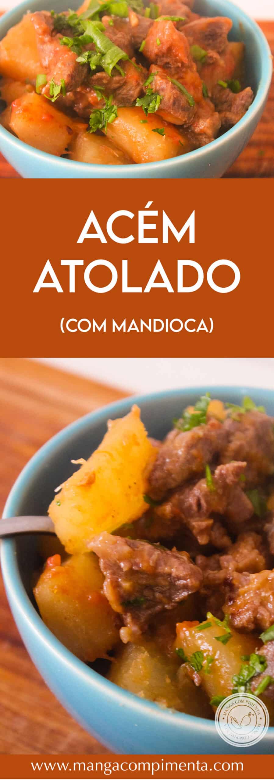 Receita de Acém Atolado | Famosa Vaca Atolada - prato preparado com carne de segunda com mandioca, prepare um prato nutritivo para a sua família em dias frios.