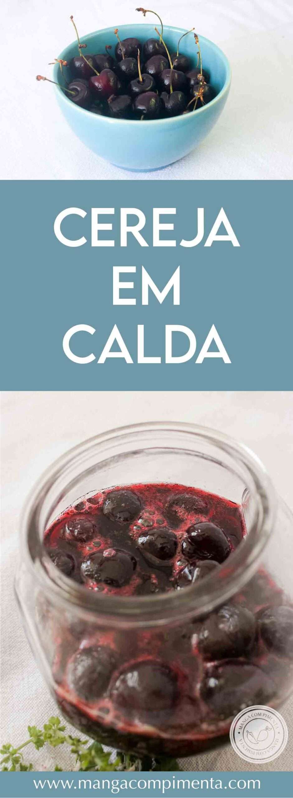 Receita de Cereja em Calda Caseiro - veja como é fácil fazer, sirva no sorvete ou em qualquer outra sobremesa.
