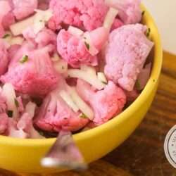 Receita de Salada de Couve-flor Simples de fazer - prepare um prato nutritivo para as refeições na sua casa.
