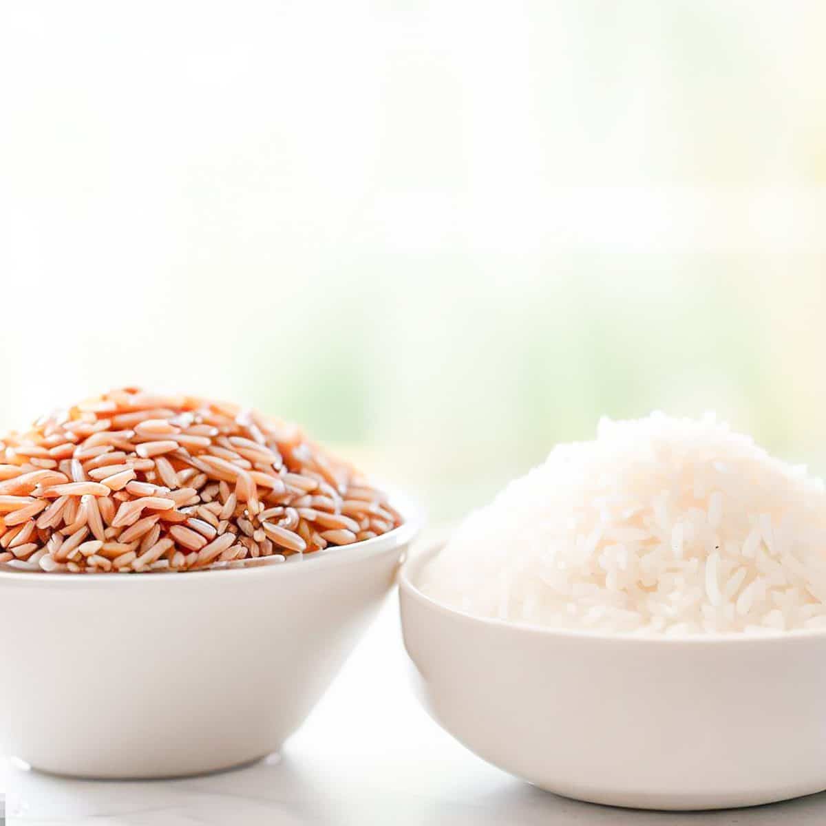 arroz integral arroz branco