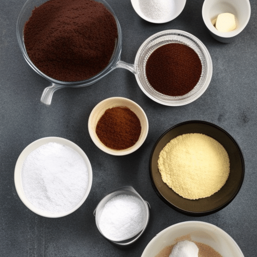 ingredientes para um bolo de chocolate perfeito