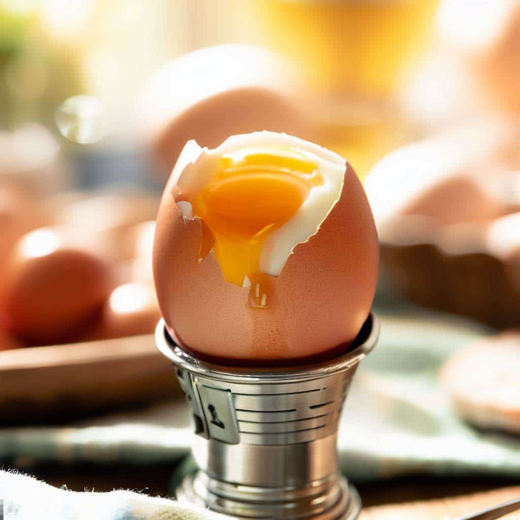 ovos com gema mole quanto tempo cozinhando?