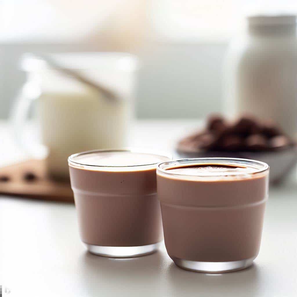 iogurte de chocolate caseiro