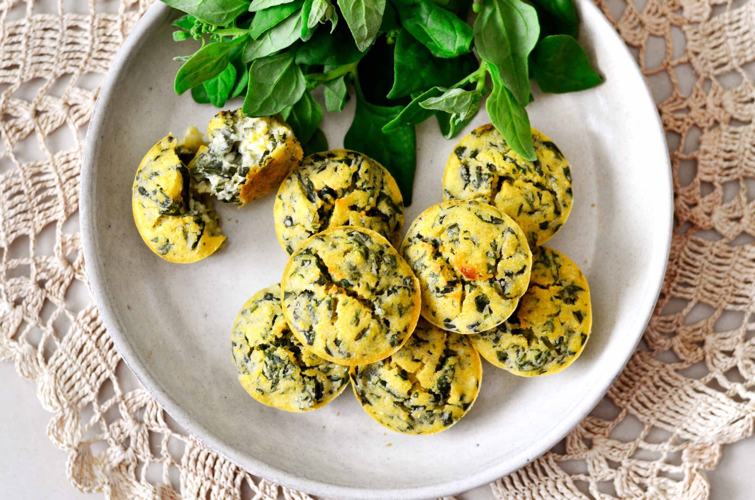 Bolinho de espinafre