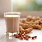 Leite vegano de Amendoim