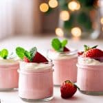 mousse de morango