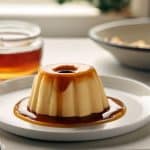 pudim engana visita feito com bolacha de maizena