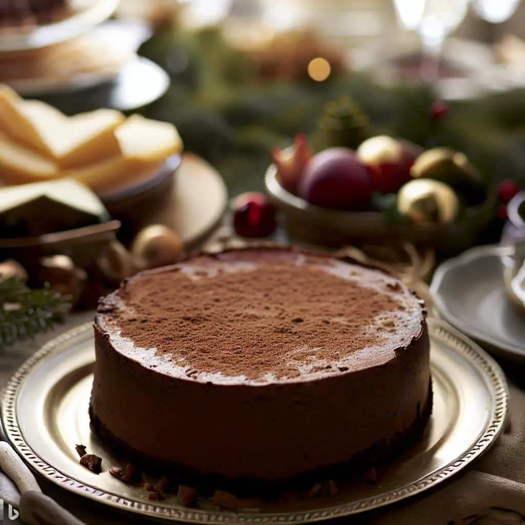 torta mousse de chocolate feita com poucos ingredientes