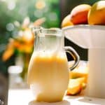 vitamina de manga com leite de coco