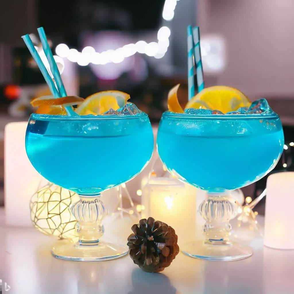 drink lagoa azul com vodka e curaçau blue