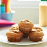 receita de bolinho de manteiga de amendoim ( pasta de amendoim) para a lancheira
